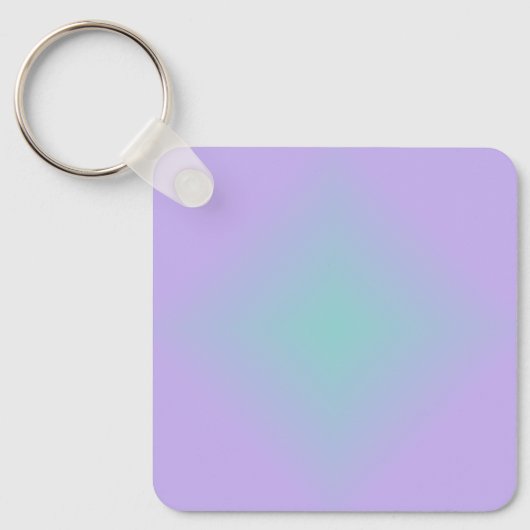 Teal Lavender Glow Sleutelhanger (Voorkant)