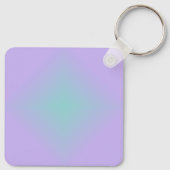 Teal Lavender Glow Sleutelhanger (Achterkant)