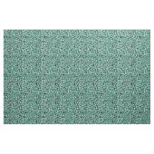 Teal Leopard Print Trendy Retro Fabric Stof (Fat Quarter)