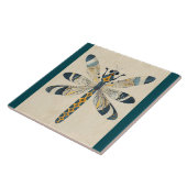 TEAL LIBELLE SIERADSTEEN TEGELTJE (Zijkant)