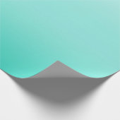 teal licht verse afgestudeerde niveaus cadeaupapier (Hoek)