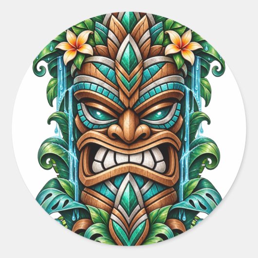 Teal Lotus Sentinel Sticker (Voorkant)