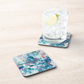 Teal Magic Bier Onderzetter (Rechterzijde)