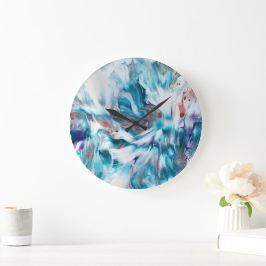 Teal Magic Grote Klok (Huis)