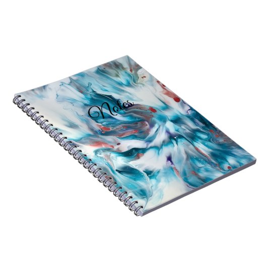 Teal Magic Notitieboek (Rechterzijde)