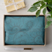 Teal Magic Vintage Hemel Zon Maan Sterren Tissuepapier (Geschenk)