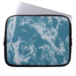 Teal Marmer Laptop Sleeve