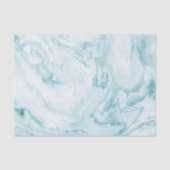 Teal Marmer Tissuepapier (Voorkant)