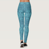 Teal Medaillon Leggings (Achterkant)