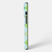 Teal Melon Mod Argyle iPhone Hoesje (Linkerkant)