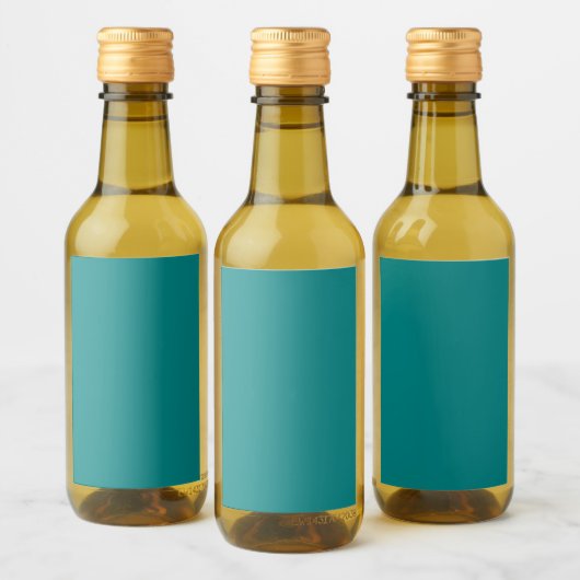 Teal Mini Wijn Etiket (Flessen)