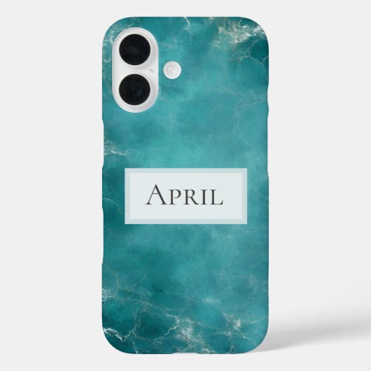 Teal Oceaan Case-Mate iPhone Case (Achterkant)