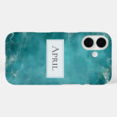 Teal Oceaan Case-Mate iPhone Case (Achterkant (horizontaal))