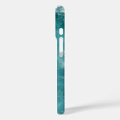 Teal Oceaan Case-Mate iPhone Case (Achterkant / Links)