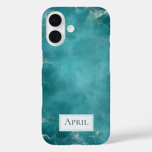 Teal Oceaan Case-Mate iPhone Case (Achterkant)