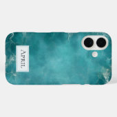 Teal Oceaan Case-Mate iPhone Case (Achterkant (horizontaal))