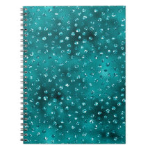 Teal Ombre Glam Glitter Stippenpatroon