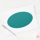 Teal Ovale Sticker (Envelop)