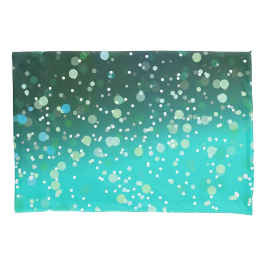 Teal Patroon Kussensloop (Voorkant)