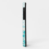 Teal Pootafdruk Case-Mate iPhone Case (Achterkant/links)