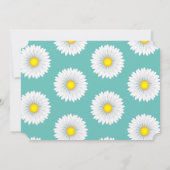 Teal Pretty Little Daisy 30e trouwjubileum Kaart (Achterkant)