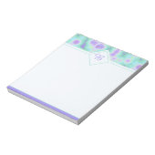 Teal psychedelische notitieblok (Linkerzijde)