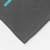 Teal Purple Ribbon Suicide Awareness Flag Cousin B Fleece Deken (Hoek)