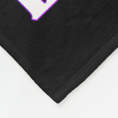 Teal Purple Ribbon Suicide Awareness Flag I Miss M Fleece Deken (Hoek)