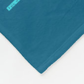 Teal Purple Ribbon Suicide Awareness Flag Sister B Fleece Deken (Hoek)