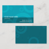 teal rings visitekaartje (Voorkant / Achterkant)