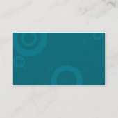 teal rings visitekaartje (Achterkant)