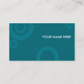 teal rings visitekaartje (Achterkant)