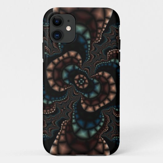 Teal Rose iPhone hoesje (Achterkant)