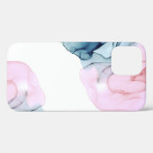 Teal & Roze Etherische Inktachtige Fantasie Trendy Case-Mate iPhone Case (Achterkant (horizontaal))
