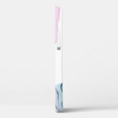 Teal & Roze Etherische Inktachtige Fantasie Trendy Case-Mate iPhone Case (Achterkant / Links)