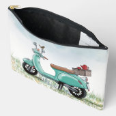 Teal Scooter Large Bag Etui (Open)