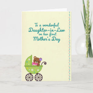 Teal Script Knuffeldier Kaart