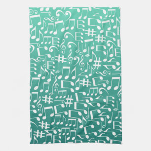 Teal Shades Zee Groen Blauw Aquamarine Theedoek