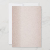 Teal Silver Floral Butterfly Tan Bridal Shower Kaart (Achterkant)