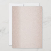 Teal Silver Floral Copper Butterfly Tan Wedding Kaart (Achterkant)