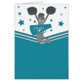 Teal Silver Stars Cheerleading Bedankt