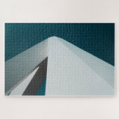 Teal sky and White roof Legpuzzel (Horizontaal)