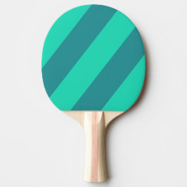 Teal Strand Bries Krachtige Strepen Tafeltennisbatje