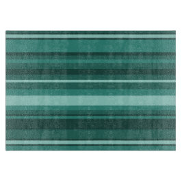 Teal strepen snijplank