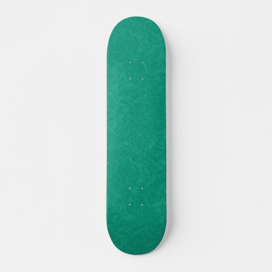 Teal textured surface with subtle swirling pattern persoonlijk skateboard (Voorkant)