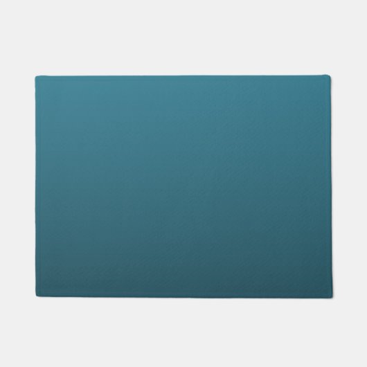 Teal verloop Kleur Deurmat (Voorkant)