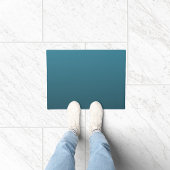 Teal verloop Kleur Deurmat