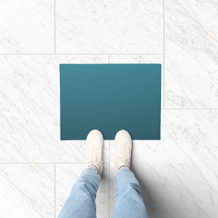 Teal verloop Kleur Deurmat