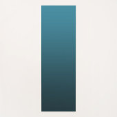 Teal verloop Kleur  Yogamat (Voorkant)