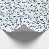 Teal Watercolor Boho Cadeaupapier (Hoek)